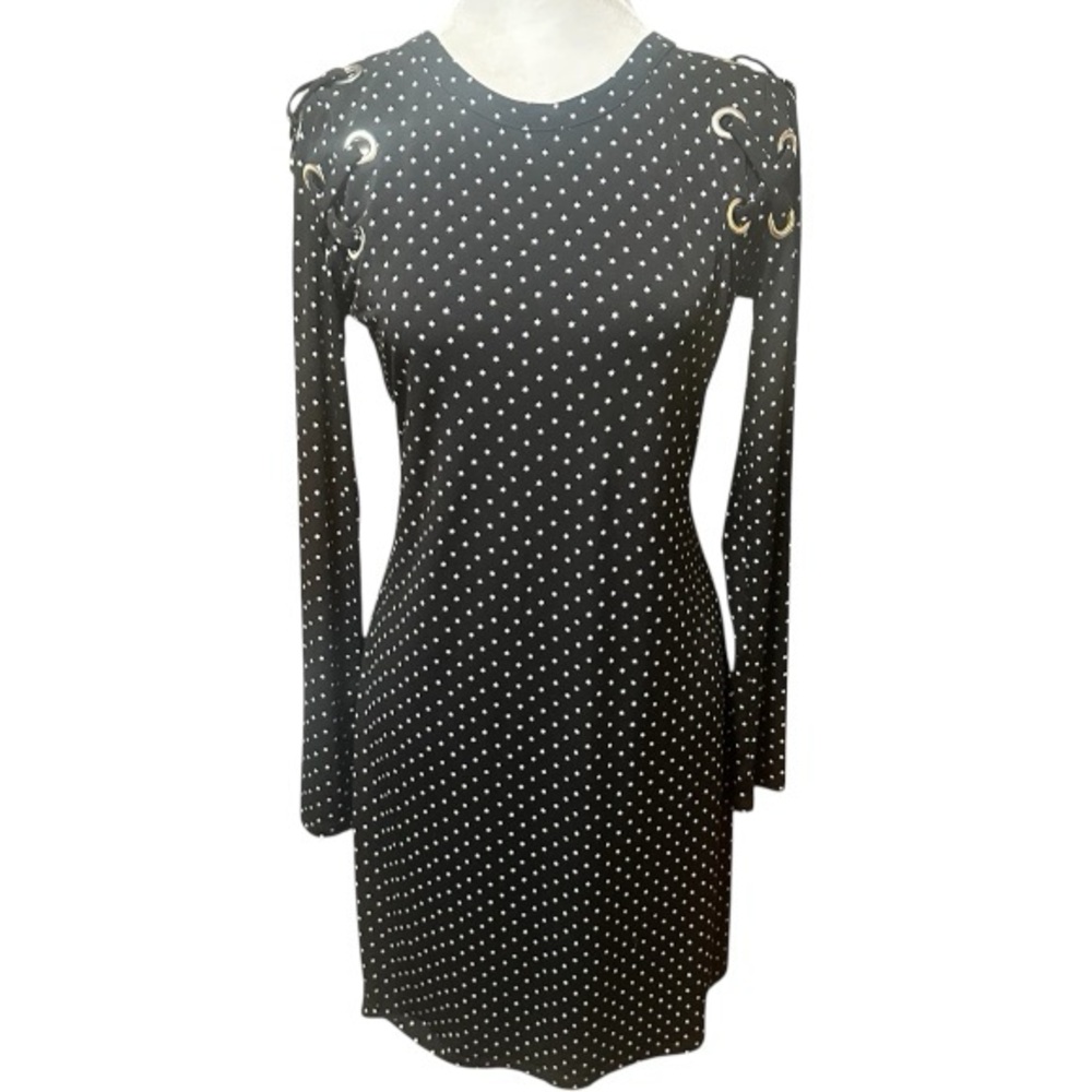 MICHAEL Michael Kors Dress with Gromment Accents and a Star Pattern Size Small